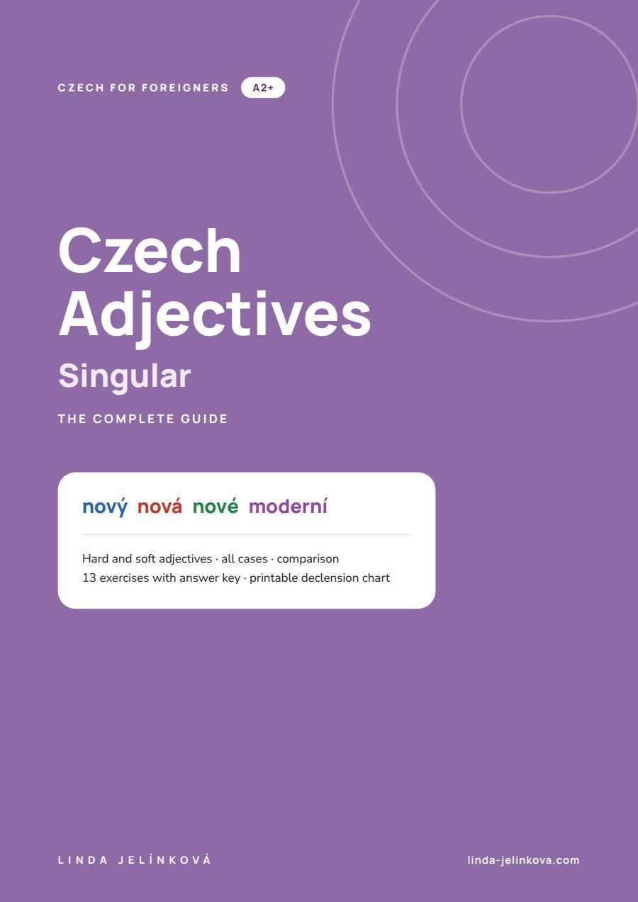 Cover of the e-book Czech Adjectives – Singular