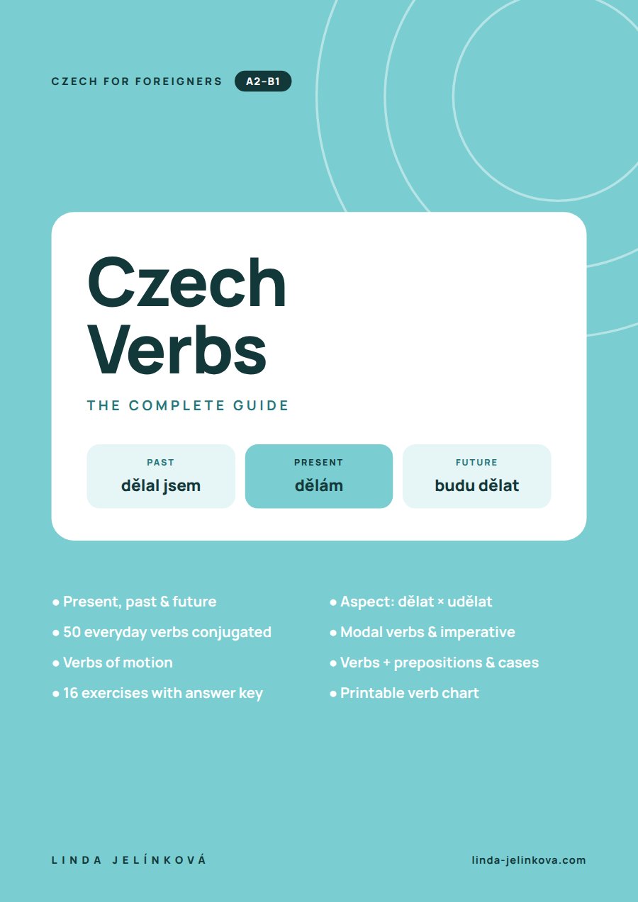 Cover of the e-book Czech Verbs – The Complete Guide